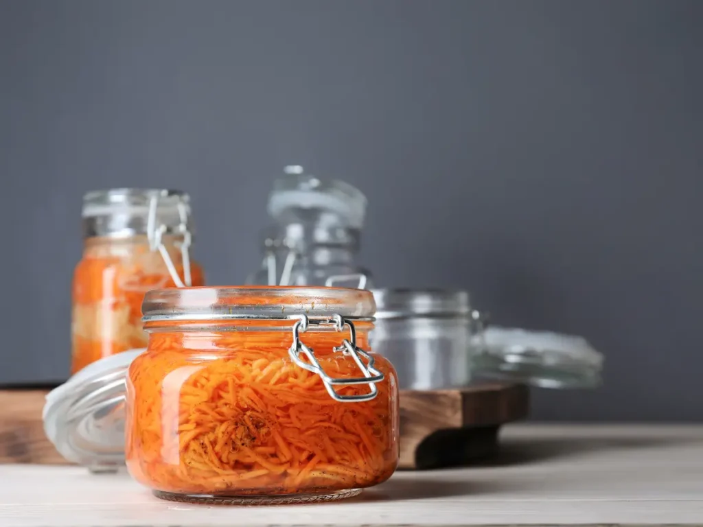 Zanahoria y calabaza fermentada